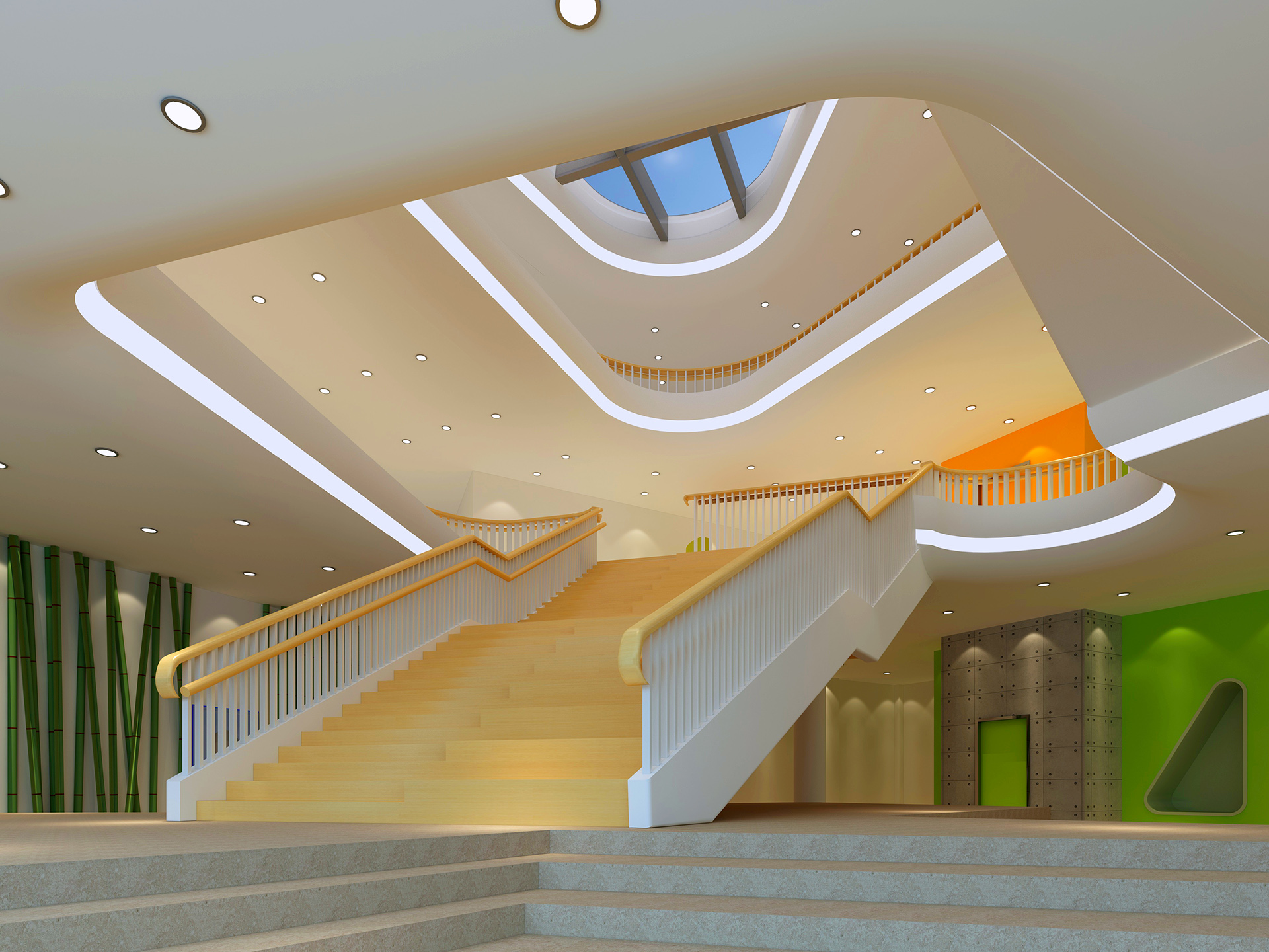 幼儿园大图中庭